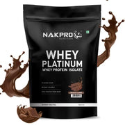 Nakpro Platinum 100% Whey Protein Isolate | Chocolate (500g) | Svesto Verified