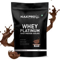 Nakpro Platinum 100% Whey Protein Isolate | Chocolate (500g) | Svesto Verified