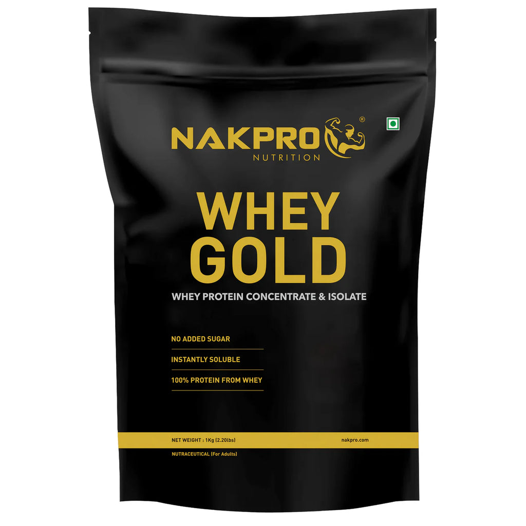Nakpro Whey Gold Protein | Chocolate (1kg) | Svesto Verified