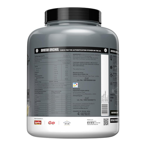 Avvatar ISORICH Whey Protein Isolate - 2kg (4.4 lb) | Malai Kulfi | Svesto Verified