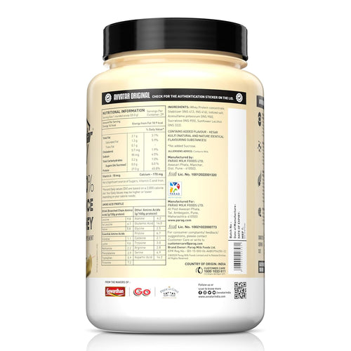 Avvatar 100% Performance Whey Protein - 1kg (2.2 lb) | Malai Kulfi | Svesto Verified