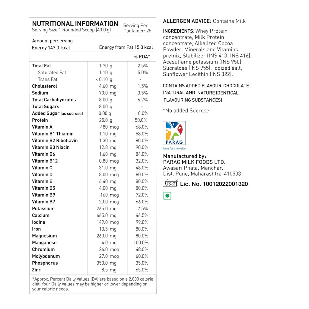 Avvatar ALPHA Whey Protein - 1kg (2.2 lb) | Belgian Chocolate | Svesto Verified