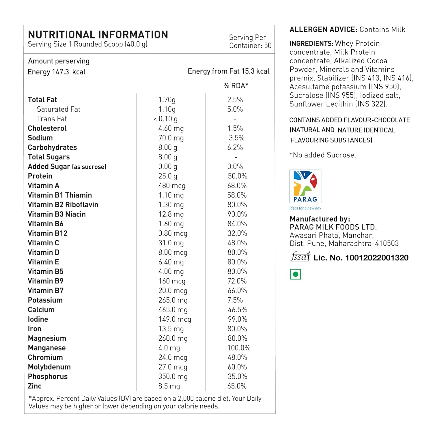 Avvatar ALPHA Whey Protein - 2kg (4.4 lb) | Belgian Chocolate | Svesto Verified