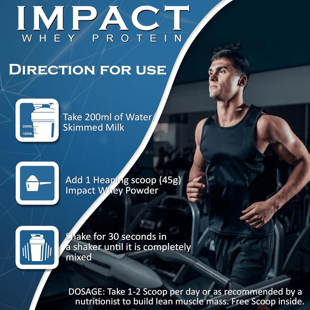 NAKPRO Impact Whey Protein | 1kg | Cookies & Cream (100% Verified Authentic)