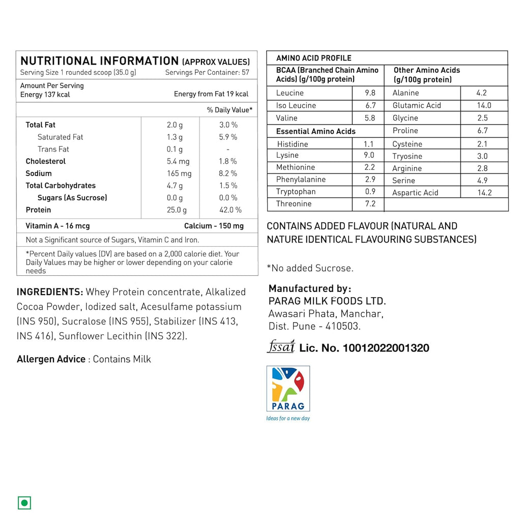 Avvatar 100% Performance Whey Protein - 2kg (4.4 lb) | Cold Coffee | Svesto Verified
