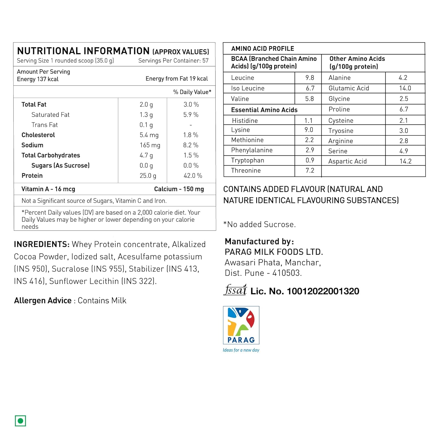 Avvatar 100% Performance Whey Protein - 2kg (4.4 lb) | Cold Coffee | Svesto Verified