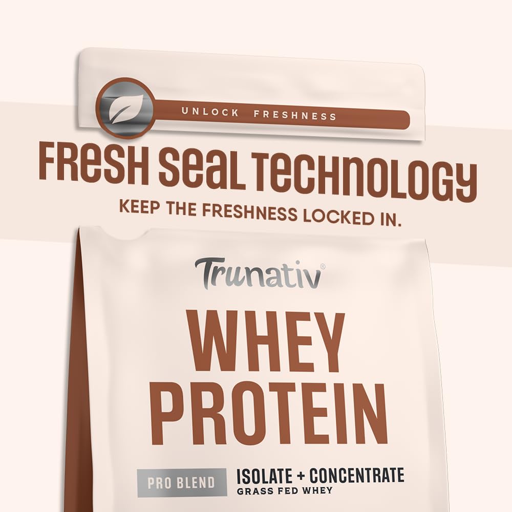 TruNativ Pro Blend Whey Protein | 907g (2 lbs) | Coffee Mocha | Svesto Verified
