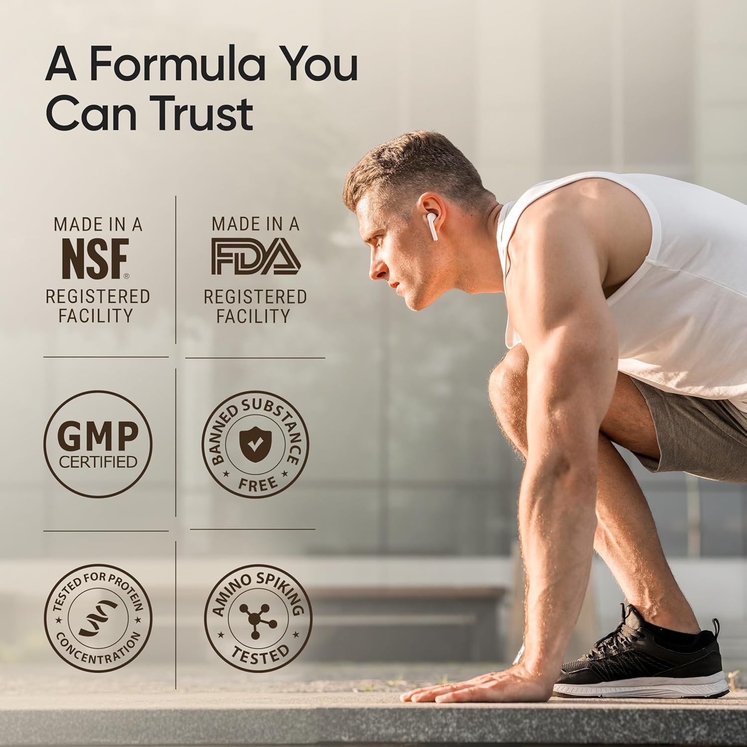Wellbeing Nutrition Whey Protein Isolate + Concentrate | 1kg | Cappuccino | Svesto Verified