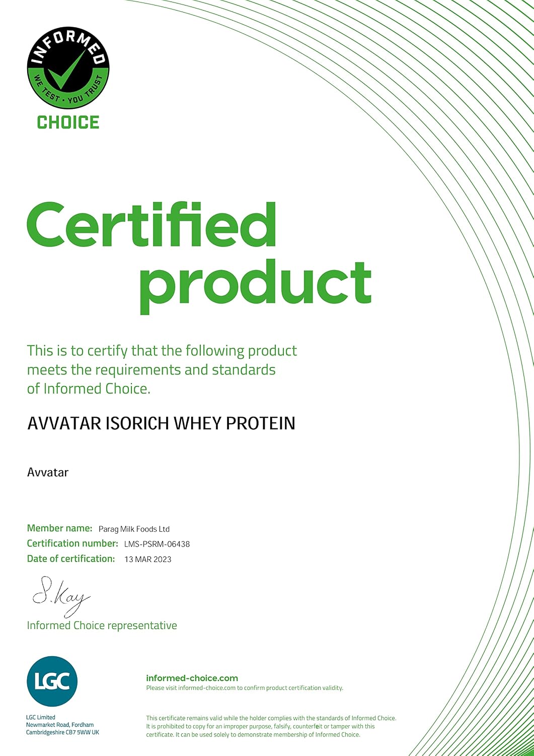 Avvatar ISORICH Whey Protein Isolate - 2kg (4.4 lb) | Chocolate Hazelnut | Svesto Verified